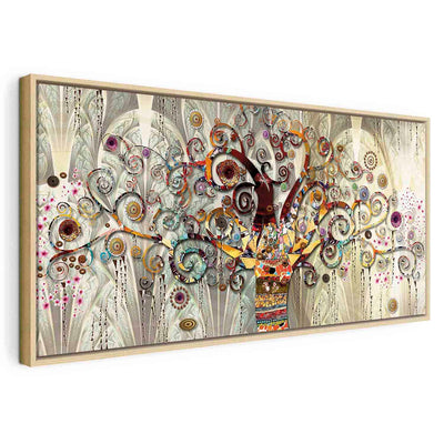 Painting in a wooden frame - Tree of Life II G ART