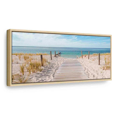 Painting in a wooden frame - Sea silence G ART