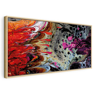 Painting in a wooden frame - Fusion of Colours G ART