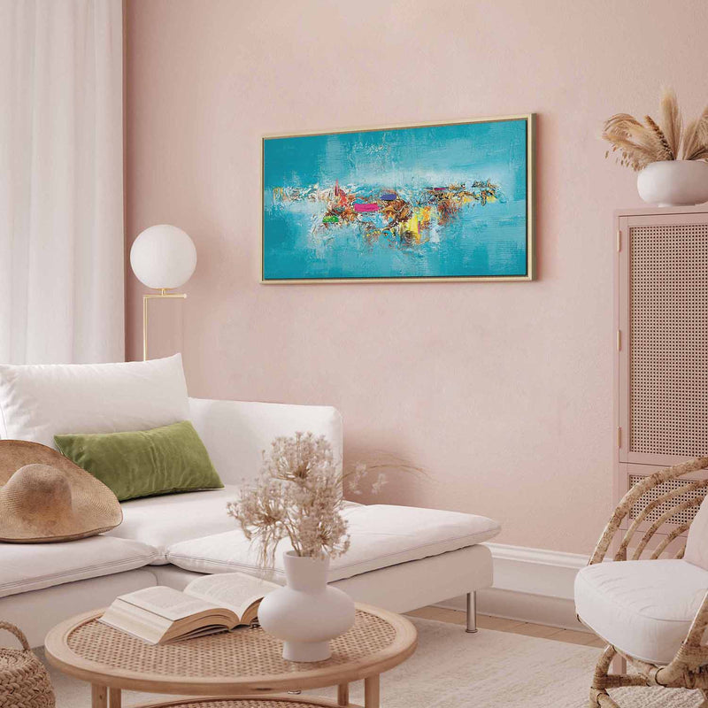 Glezna koka rāmī modernai viesistabai - Paradīze - nopirkt G ART
