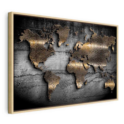 Painting in a wooden frame - Gems of the World G ART
