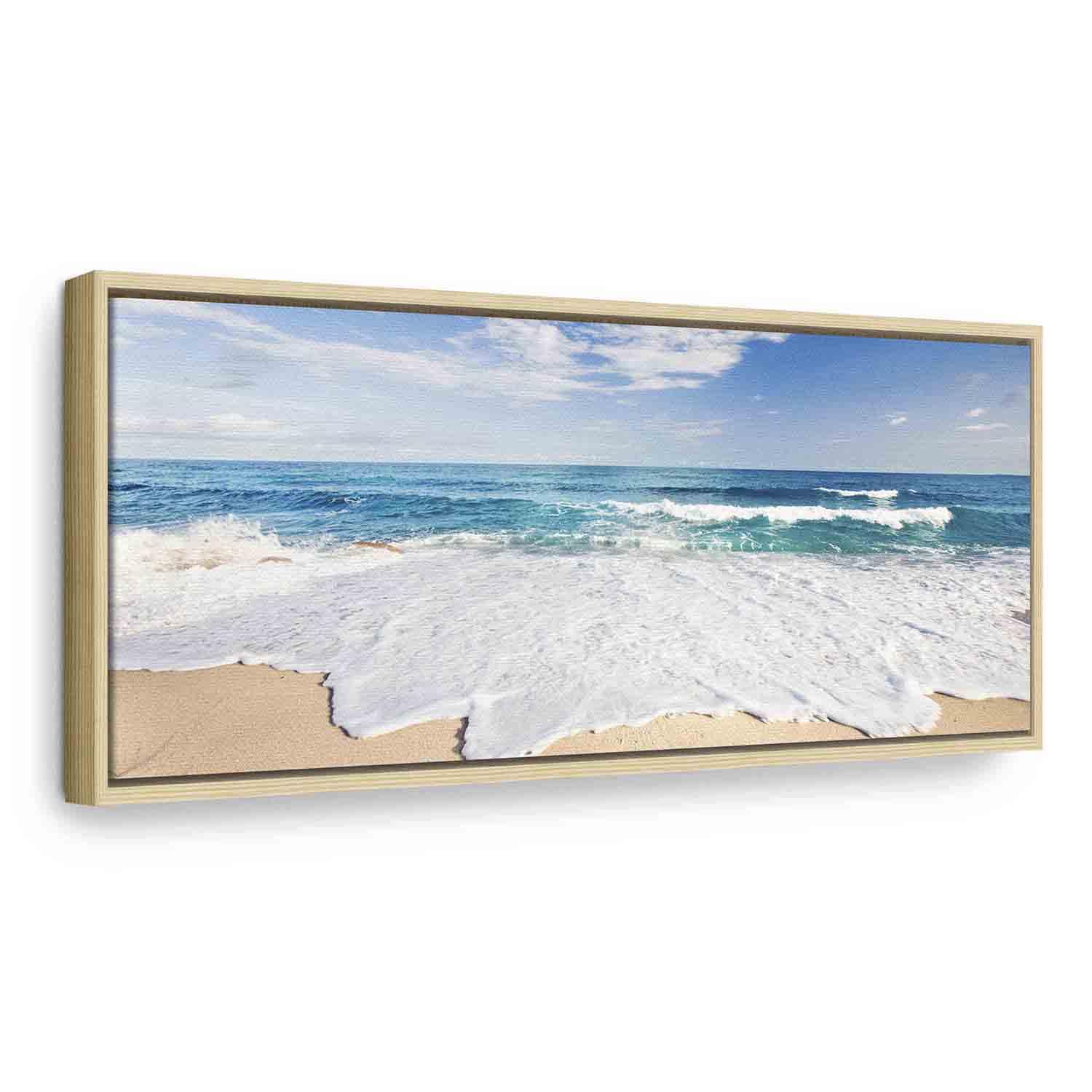 Glezna koka rāmī - Jūras ainava - Pludmale Kaptivas salā G ART