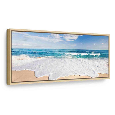 Painting in a wooden frame - Beach on Captiva Island G ART