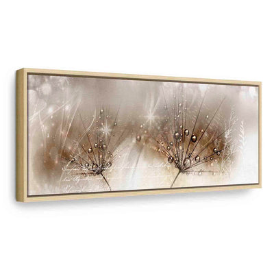 Painting in a wooden frame - Dew drops G ART