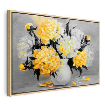 Painting in a wooden frame - Fragrant colors G ART