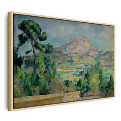 Painting in a wooden frame - Mount St. Victoria G ART