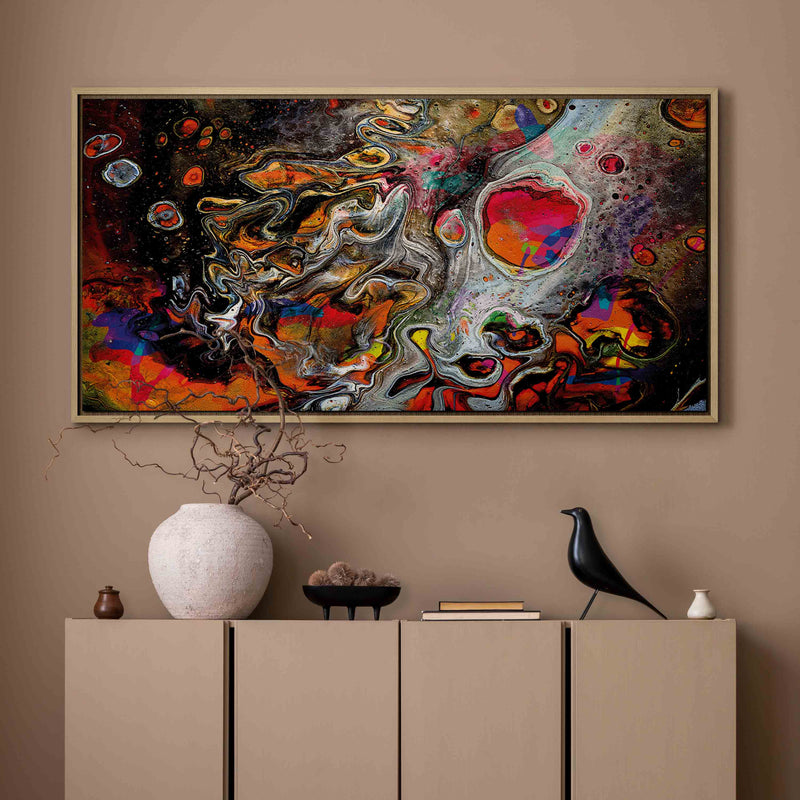 Glezna koka rāmī - Visuma krāsa G ART