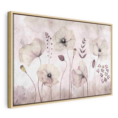 Painting in a wooden frame - Flowering moment G ART