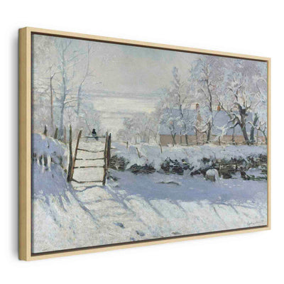 Painting in a wooden frame - Winter G ART
