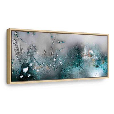Painting in a wooden frame - Blue sonata G ART