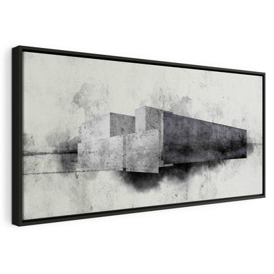 Painting in a black wooden frame - Architectural Variations G ART