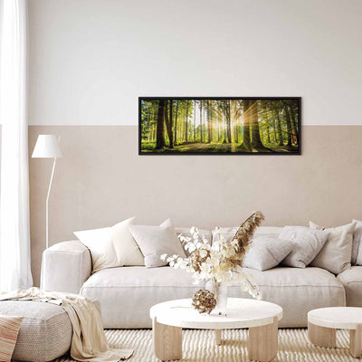 Painting in a black wooden frame - daylight g art