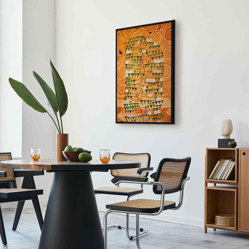 Painting in a black wooden frame - Tree of Life III G ART