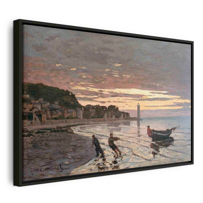 Painting in a black wooden frame - Claude Monet reproduction G ART