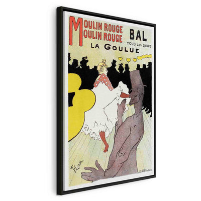 Maal mustas puitraamis - Moulin Rouge - La Goulue G ART