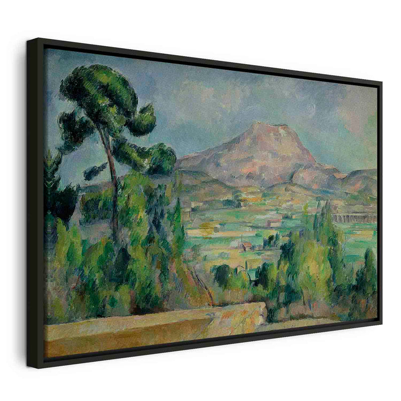 Painting in a black wooden frame - Mount St. Victoria G ART