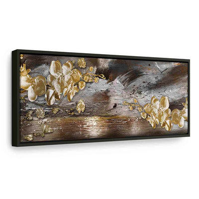 Painting in a black wooden frame - Golden Garden G ART
