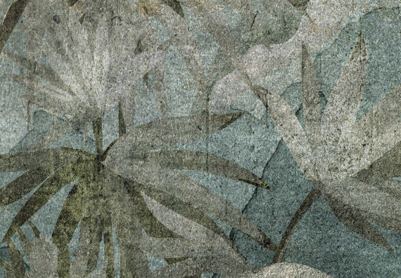 Glezna uz akrila stikla - ar tropiskiem džungļiem tumši zaļos toņos, 151496 Artgeist