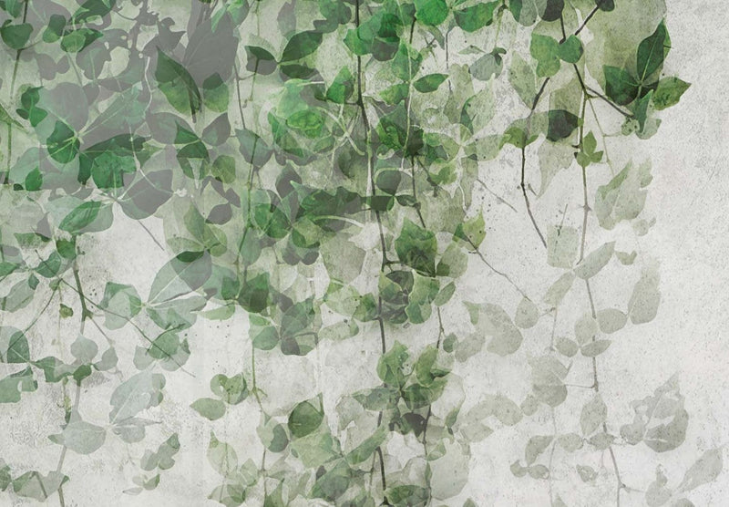 Painting on acrylic glass - Composition with dark ivy, 151494 Artgeist