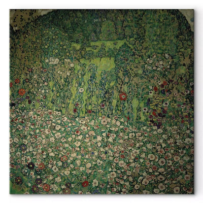 Painting reproduction - Gustav Klimt - Garden landscape with a mountain peak G-ART