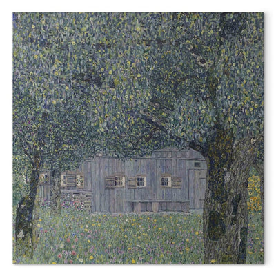 Gleznas reprodukcija uz audekla - Gustav Klimt - Lauku māja Augšaustrijā G-ART