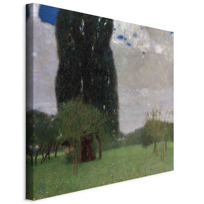 Reproduction of painting on canvas - Gustav Klimt - The Great Poplar I G-ART