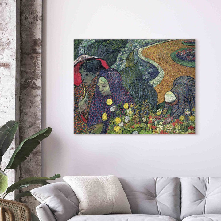 Gleznas reprodukcija /Vinsents van Gogs/ - Arlas dāmas /Atmiņas par Etenas dārzu/ G ART