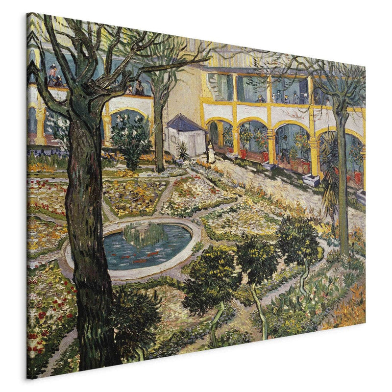 Reproduction of painting (Vincent van Gogh) - Arlas Hospital Garden G Art