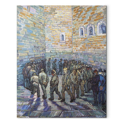 Reproduction of painting (Vincent van Gogh) - Prison with Prisoners G Art