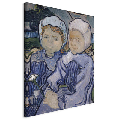 Reproduction of painting (Vincent van Gogh) - Two children g Art