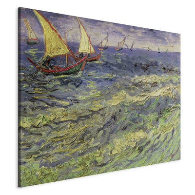 Reproduction of painting (Vincent van Gogh) - Sea landscape in Seni -Mari (Mediterranean view) G Art