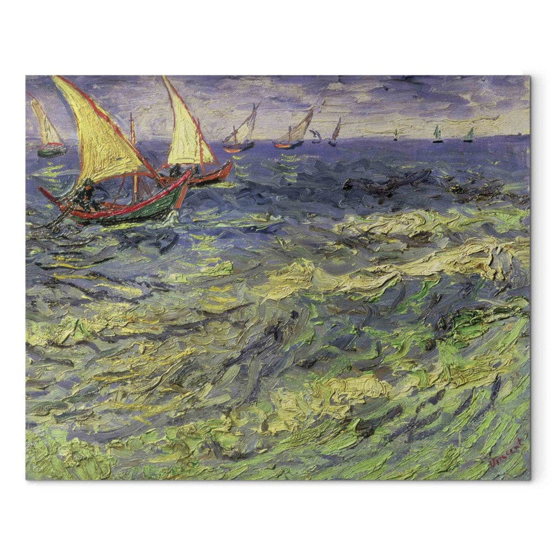 Reproduction of painting (Vincent van Gogh) - Sea landscape in Seni -Mari (Mediterranean view) G Art