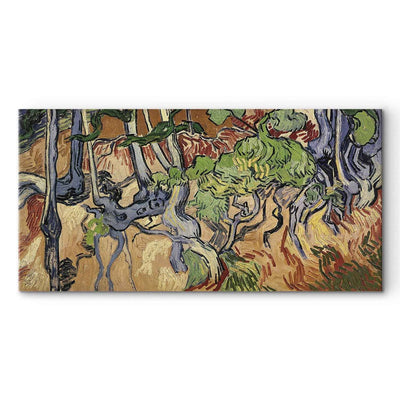 Reproduction of painting (Vincent van Gogh) - tree roots g Art
