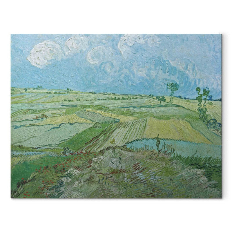 Maalauksen lisääntyminen (Vincent Van Gogh) - Vehnäkentät sadepilvien kanssa G Art