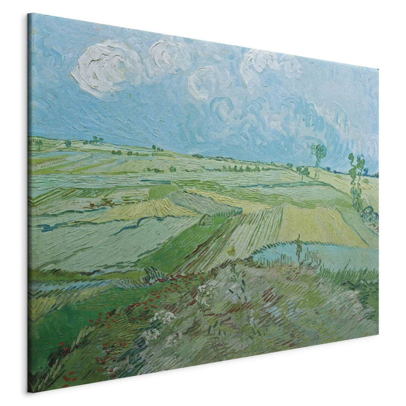 Maalauksen lisääntyminen (Vincent Van Gogh) - Vehnäkentät sadepilvien kanssa G Art