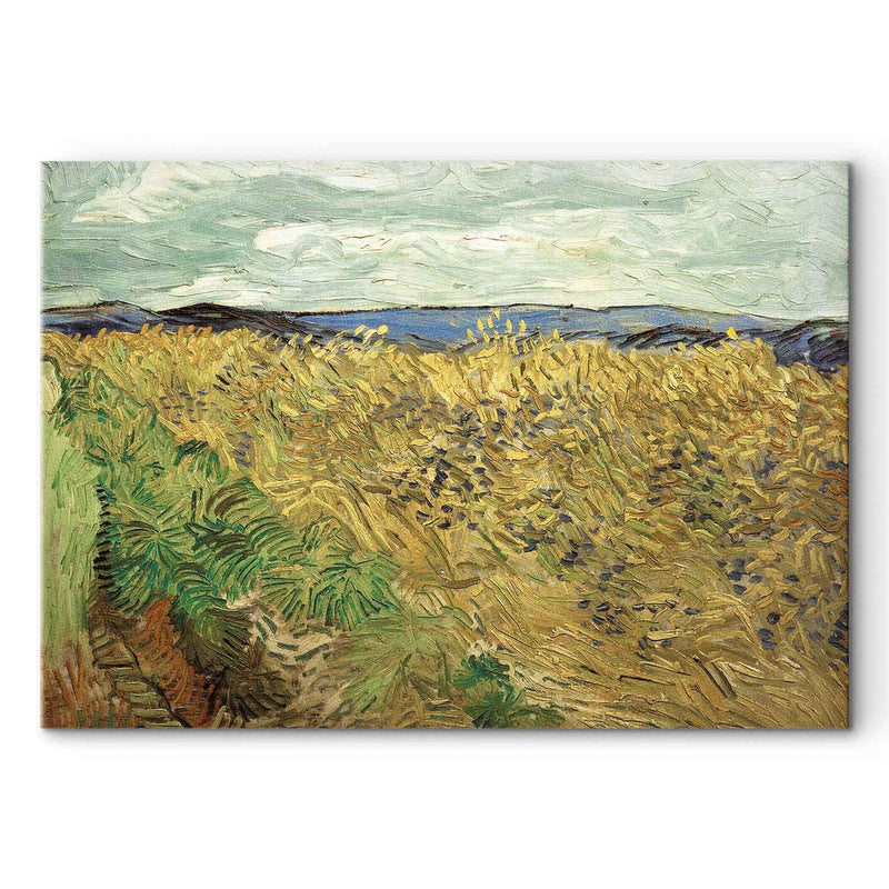 Gleznas reprodukcija (Vinsents van Gogs) - Kviešu lauks ar rudzupuķēm G ART