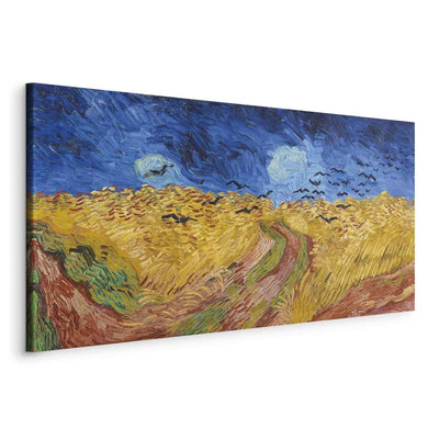 Reproduction of painting (Vincent van Gogh) - Wheat field with crows g art
