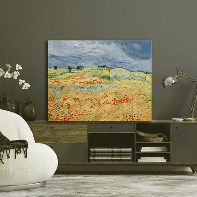Maali reprodutseerimine (Vincent Van Gogh) - õitsevate moonidega põllud G Art