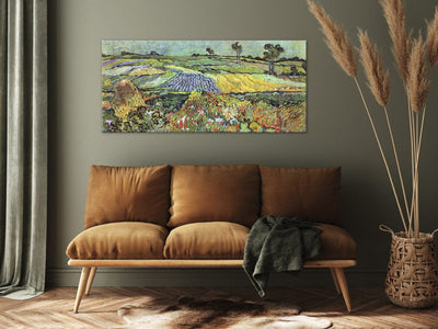 Reproduction of painting (Vincent van Gogh) - Fields in Oversa G Art