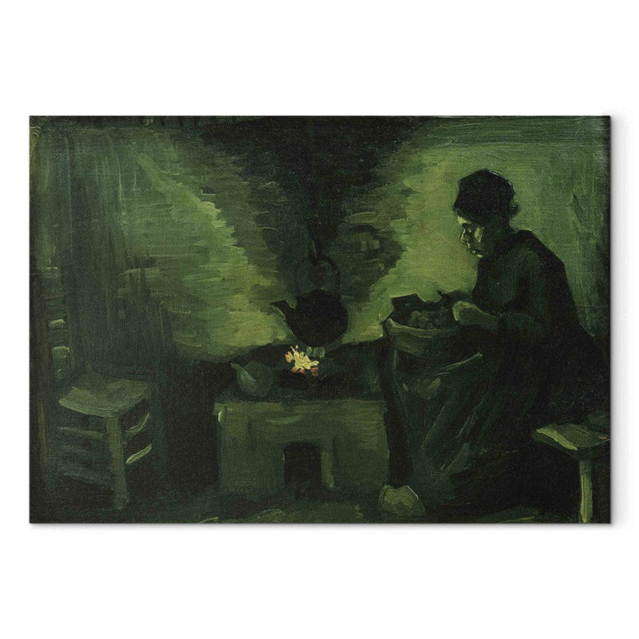 Gleznas reprodukcija /Vinsents van Gogs/ - Lauksaimniece pie pavarda G ART