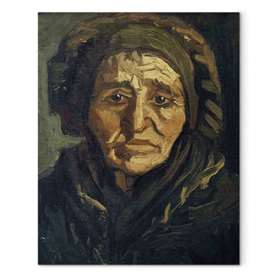 Maali reprodutseerimine (Vincent Van Gogh) - põllumees: tume mütsiga naine g Art