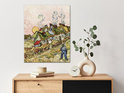 Maalauksen lisääntyminen (Vincent Van Gogh) - Country Home Sunset G Art