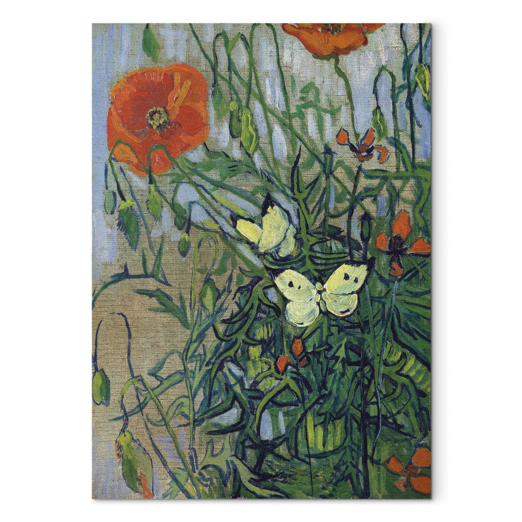 Gleznas reprodukcija /Vinsents van Gogs/ - Magones un tauriņi G ART