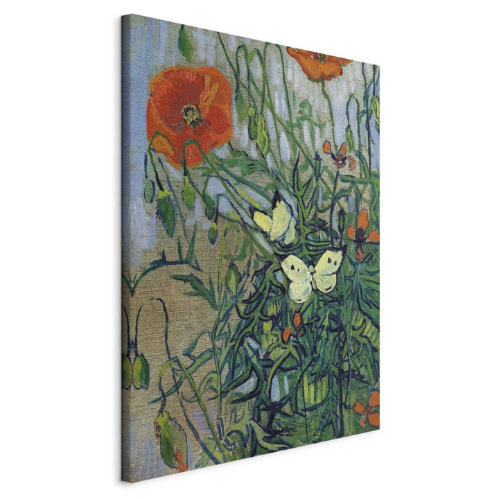 Gleznas reprodukcija /Vinsents van Gogs/ - Magones un tauriņi G ART