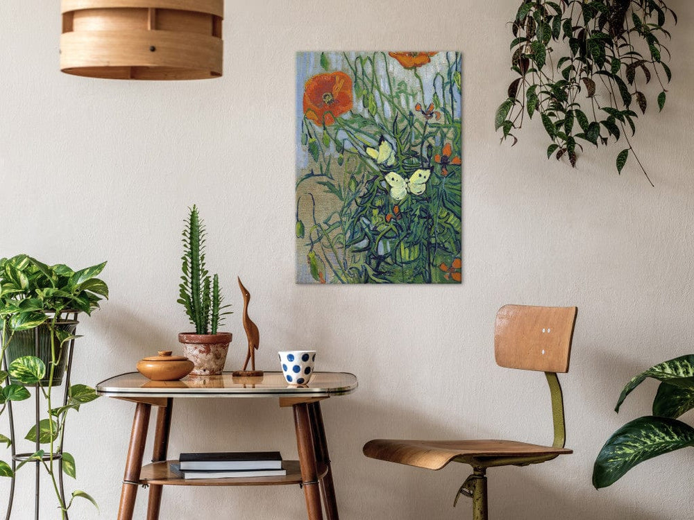 Gleznas reprodukcija /Vinsents van Gogs/ - Magones un tauriņi G ART