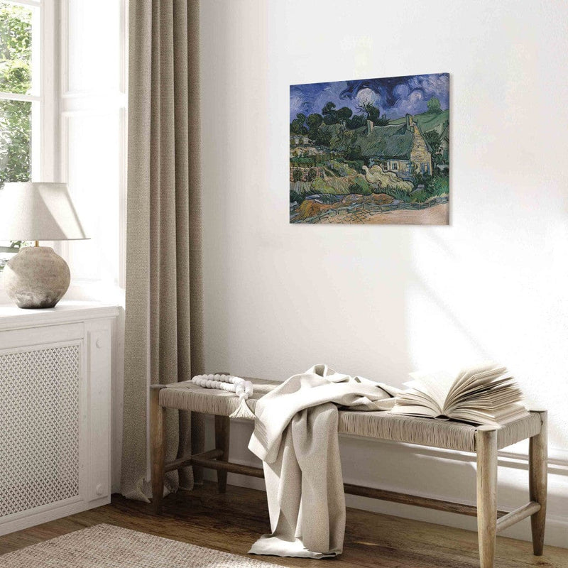 Gleznas reprodukcija (Vinsents van Gogs) - Mājas Auversā G ART