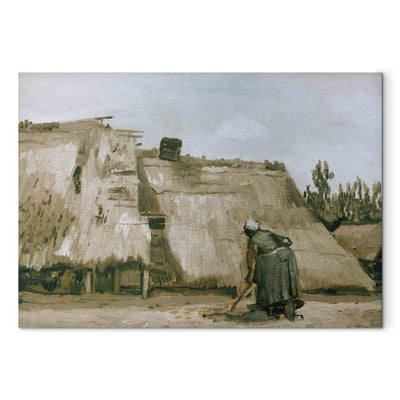 Maali reprodutseerimine (Vincent Van Gogh) - suvila töötava põllumehe kunstiga