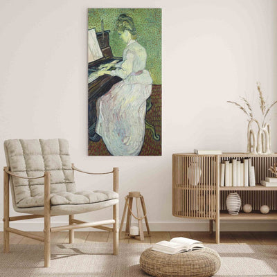 Reproduction of painting (Vincent van Gogh) - Marguerite Gachet at the piano G Art