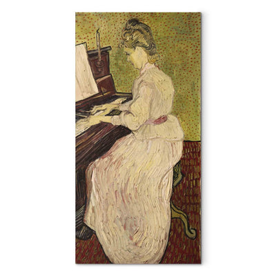 Gleznas reprodukcija (Vinsents van Gogs) - Marguerite Gachet pie klavierēm II G ART