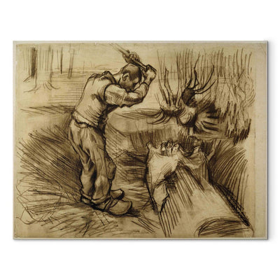 Gleznas reprodukcija (Vinsents van Gogs) - Mežizstrādātājs G ART